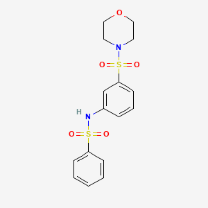 N-[3-(MORPHOLINE-4-SULFONYL)PHENYL]BENZENESULFONAMIDE