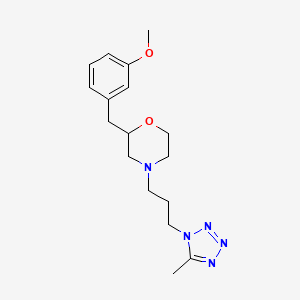 2-(3-methoxybenzyl)-4-[3-(5-methyl-1H-tetrazol-1-yl)propyl]morpholine