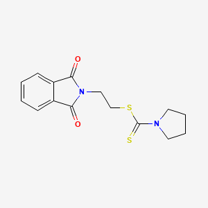 2-(1,3-dioxo-1,3-dihydro-2H-isoindol-2-yl)ethyl 1-pyrrolidinecarbodithioate