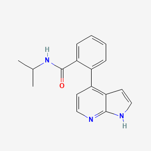 N-isopropyl-2-(1H-pyrrolo[2,3-b]pyridin-4-yl)benzamide