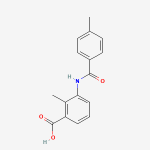 2-methyl-3-[(4-methylbenzoyl)amino]benzoic acid