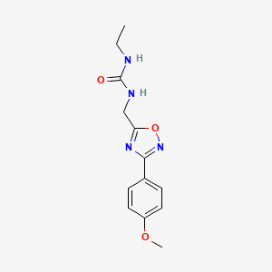 3-ETHYL-1-{[3-(4-METHOXYPHENYL)-1,2,4-OXADIAZOL-5-YL]METHYL}UREA