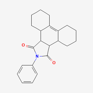 2-phenyl-3a,3b,4,5,6,7,8,9,10,11,11a,11b-dodecahydro-1H-dibenzo[e,g]isoindole-1,3(2H)-dione