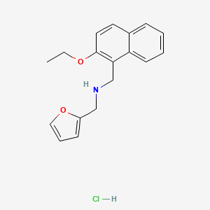 [(2-ethoxy-1-naphthyl)methyl](2-furylmethyl)amine hydrochloride