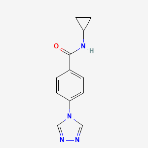 N-cyclopropyl-4-(4H-1,2,4-triazol-4-yl)benzamide