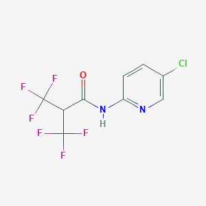 N-(5-chloro-2-pyridinyl)-3,3,3-trifluoro-2-(trifluoromethyl)propanamide