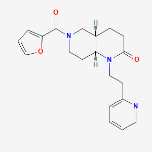 (4aS*,8aR*)-6-(2-furoyl)-1-(2-pyridin-2-ylethyl)octahydro-1,6-naphthyridin-2(1H)-one