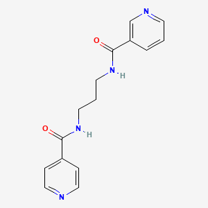 N-{3-[(pyridin-4-ylcarbonyl)amino]propyl}pyridine-3-carboxamide