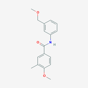 4-methoxy-N-[3-(methoxymethyl)phenyl]-3-methylbenzamide