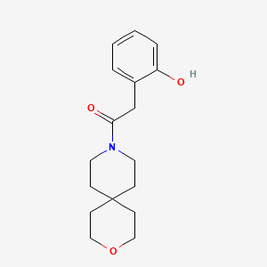 2-[2-(3-oxa-9-azaspiro[5.5]undec-9-yl)-2-oxoethyl]phenol