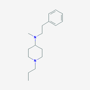 N-methyl-N-(2-phenylethyl)-1-propyl-4-piperidinamine