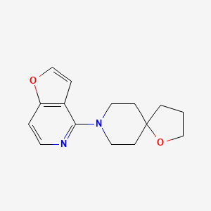 molecular formula C15H18N2O2 B5256640 8-furo[3,2-c]pyridin-4-yl-1-oxa-8-azaspiro[4.5]decane 