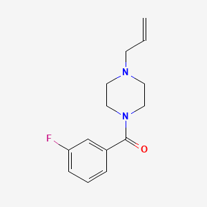 (4-ALLYLPIPERAZINO)(3-FLUOROPHENYL)METHANONE