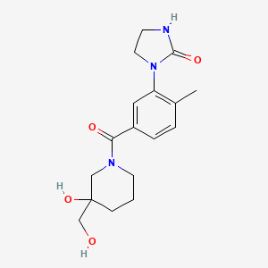 1-(5-{[3-hydroxy-3-(hydroxymethyl)-1-piperidinyl]carbonyl}-2-methylphenyl)-2-imidazolidinone