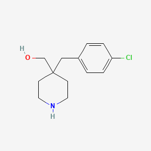 [4-(4-chlorobenzyl)-4-piperidinyl]methanol hydrochloride