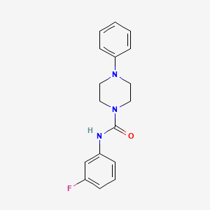 N-(3-fluorophenyl)-4-phenylpiperazine-1-carboxamide