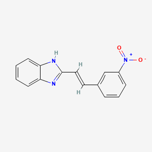 2-[(E)-2-(3-nitrophenyl)ethenyl]-1H-benzimidazole