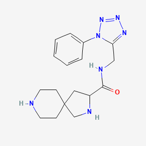 N-[(1-phenyl-1H-tetrazol-5-yl)methyl]-2,8-diazaspiro[4.5]decane-3-carboxamide dihydrochloride