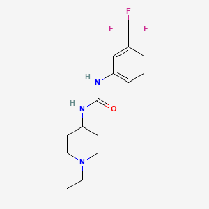 1-(1-Ethylpiperidin-4-yl)-3-[3-(trifluoromethyl)phenyl]urea