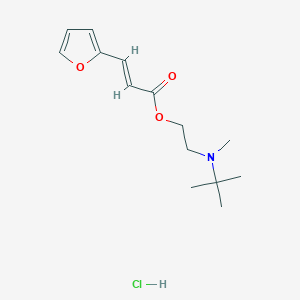 2-[tert-butyl(methyl)amino]ethyl 3-(2-furyl)acrylate hydrochloride