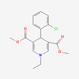 3,5-DIMETHYL 4-(2-CHLOROPHENYL)-1-ETHYL-1,4-DIHYDROPYRIDINE-3,5-DICARBOXYLATE