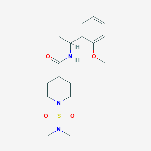 1-[(dimethylamino)sulfonyl]-N-[1-(2-methoxyphenyl)ethyl]-4-piperidinecarboxamide