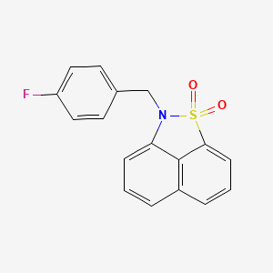 2-(4-Fluoro-benzyl)-2H-naphtho[1,8-cd]isothiazole 1,1-dioxide