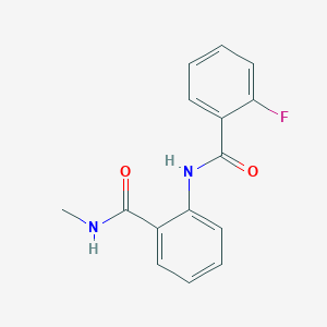 2-[(2-fluorobenzoyl)amino]-N-methylbenzamide