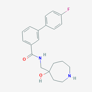 4'-fluoro-N-[(4-hydroxy-4-azepanyl)methyl]-3-biphenylcarboxamide