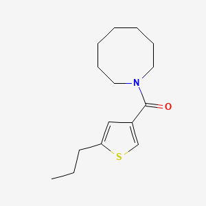 1-[(5-propyl-3-thienyl)carbonyl]azocane