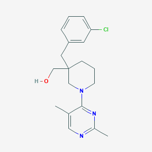 [3-(3-chlorobenzyl)-1-(2,5-dimethylpyrimidin-4-yl)piperidin-3-yl]methanol