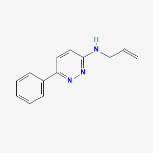 molecular formula C13H13N3 B5257672 N-allyl-6-phenyl-3-pyridazinamine 