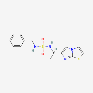 N-benzyl-N'-(1-imidazo[2,1-b][1,3]thiazol-6-ylethyl)sulfamide