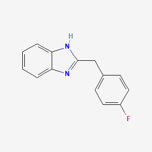 molecular formula C14H11FN2 B5257722 2-(4-氟苄基)-1H-苯并咪唑 