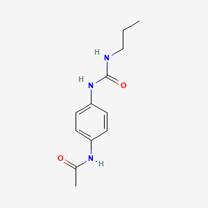 N-{4-[(propylcarbamoyl)amino]phenyl}acetamide