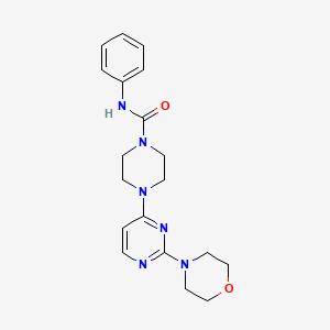 4-[2-(4-morpholinyl)-4-pyrimidinyl]-N-phenyl-1-piperazinecarboxamide