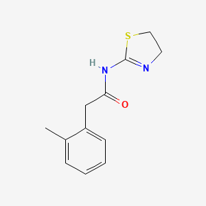 molecular formula C12H14N2OS B5257767 N-(4,5-dihydro-1,3-thiazol-2-yl)-2-(2-methylphenyl)acetamide 