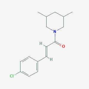 1-[3-(4-chlorophenyl)acryloyl]-3,5-dimethylpiperidine