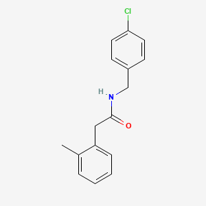 N-(4-chlorobenzyl)-2-(2-methylphenyl)acetamide