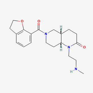 rel-(4aS,8aR)-6-(2,3-dihydro-1-benzofuran-7-ylcarbonyl)-1-[2-(methylamino)ethyl]octahydro-1,6-naphthyridin-2(1H)-one hydrochloride