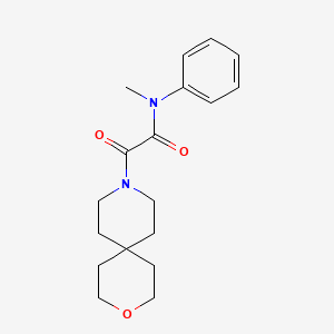 N-methyl-2-(3-oxa-9-azaspiro[5.5]undec-9-yl)-2-oxo-N-phenylacetamide