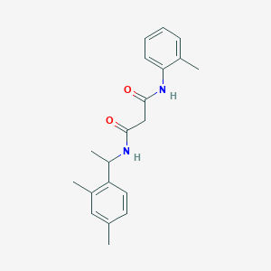 N-[1-(2,4-dimethylphenyl)ethyl]-N'-(2-methylphenyl)malonamide