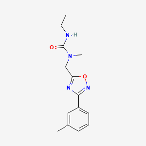 N'-ethyl-N-methyl-N-{[3-(3-methylphenyl)-1,2,4-oxadiazol-5-yl]methyl}urea