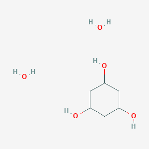 molecular formula C6H16O5 B052580 cis,cis-1,3,5-Cyclohexanetriol dihydrate CAS No. 60662-54-6