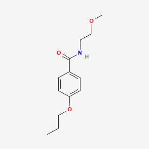 N-(2-methoxyethyl)-4-propoxybenzamide