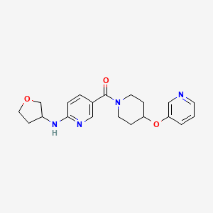 5-{[4-(pyridin-3-yloxy)piperidin-1-yl]carbonyl}-N-(tetrahydrofuran-3-yl)pyridin-2-amine