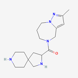 5-(2,8-diazaspiro[4.5]dec-3-ylcarbonyl)-2-methyl-5,6,7,8-tetrahydro-4H-pyrazolo[1,5-a][1,4]diazepine dihydrochloride