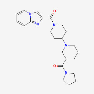 1'-(imidazo[1,2-a]pyridin-2-ylcarbonyl)-3-(pyrrolidin-1-ylcarbonyl)-1,4'-bipiperidine