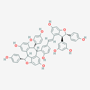 molecular formula C56H42O12 B052581 Vitisin A CAS No. 142449-89-6