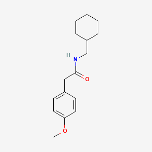 N-(cyclohexylmethyl)-2-(4-methoxyphenyl)acetamide